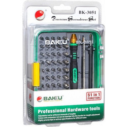 Επαγγελματικό Κατσαβίδι Με 51 Μύτες Baku BK-3051 Για Επισκευή Laptop Και Κινητών iPhone. Macbook, Lumia, Sony, Samsung