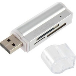 Αναγνώστης καρτών μνήμης- Card reader USB 4 in 1
