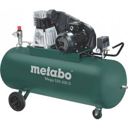 Metabo Mega 520-200 D Κομπρεσέρ Αέρος Μονοφασικό 200lt 4hp