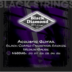 Black Diamond Strings Σετ 6 Χορδές Ακουστικής Κιθάρας Phosphor Bronze 11-50" Medium Tension