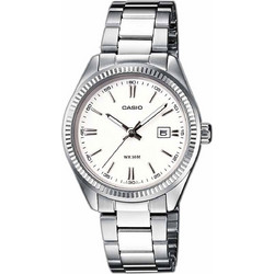 Casio Γυναικείο Ρολόι με Ασημί Μεταλλικό Μπρασελέ LTP-1302PD-7A1V