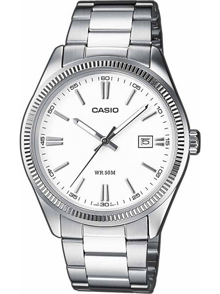 Casio Ανδρικό Ρολόι με Ασημί Μεταλλικό Μπρασελέ MTP-1302PD-7A1VEF