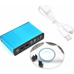 Εξωτερική κάρτα ήχου USB 5.1 με οπτική ίνα (ΟΕΜ)