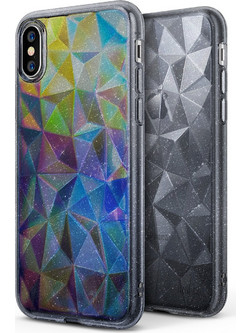 Θήκη RINGKE AIR PRISM για IPHONE X - GLITTER GREY