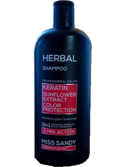 Miss Sandy Keratin Sunflower Extract Color Protection Σαμπουάν Κερατίνης για Προστασία Χρώματος & Επανόρθωση 750ml