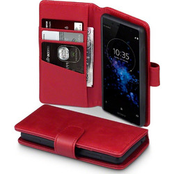 Terrapin Wallet Leather Red (Xperia XZ2 Compact)