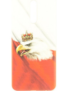 Θήκη OEM Patriotic για Huawei Mate 10 Lite Back Cover TPU 0.3mm Transparent White/Red