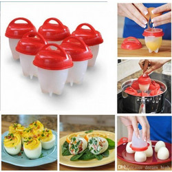 Σετ 6 Τεμαχίων για Βράσιμο Αυγών Silicone Egg Boil