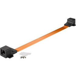 GOOBAY ULTRA-SLIM, RJ45, CABLE BLACK COPPER, 30 CM