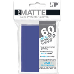 Ultra Pro Small Sleeves Pro-Matte Blue 62x89 (60 Sleeves) (84264)