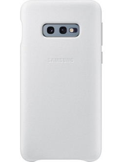 Samsung Leather Cover White (Galaxy S10e)
