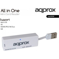 Approx APPCR01 Card Reader USB-A 2.0 για SD / microSD / Memory Stick / Micro (M2)
