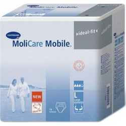 Hartmann MoliCare Mobile Ideal-Fit Large Πάνες Βρακάκι Ακράτειας 3 Σταγόνες 14τμχ