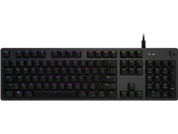 Logitech G512 Carbon Μηχανικό Gaming Πληκτρολόγιο με GX Blue Διακόπτες RGB Black