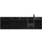 Logitech G512 Carbon Μηχανικό Gaming Πληκτρολόγιο με GX Blue Διακόπτες RGB Black