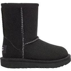 UGG Classic II Παιδικά Μποτάκια Μαύρα Suede με Γούνα 1017703T-BLK
