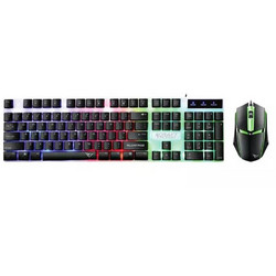 Alcatroz XC1000 Silver Σετ Gaming Πληκτρολόγιο RGB Black