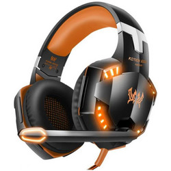 Kotion Each G2000 Gaming Headset Over Ear Black Orange