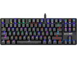 Armaggeddon SMK9RR Μηχανικό Gaming Πληκτρολόγιο TenKeyLess με Outemu Red Διακόπτες RGB Black