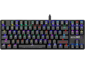 Armaggeddon SMK9RR Μηχανικό Gaming Πληκτρολόγιο TenKeyLess με Outemu Red Διακόπτες RGB Black