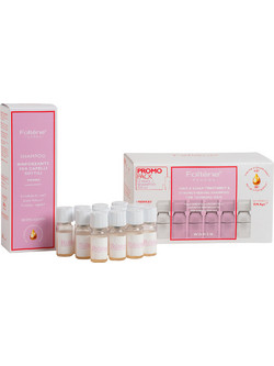 Foltene Women Hair & Scalp Treatment Σετ Σαμπουάν Αμπούλες & Serum κατά της Τριχόπτωσης 12x6ml + 200ml