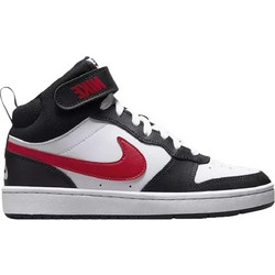 Nike Court Borough Mid 2 Παιδικά Sneakers Μποτάκια Μαύρα Λευκά DO5891-161