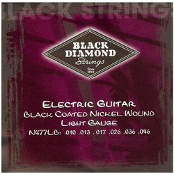Black Diamond N477LB Σετ 6 Χορδές Ηλεκτρικής Κιθάρας Nickel Plated Steel 10-46" Light Tension