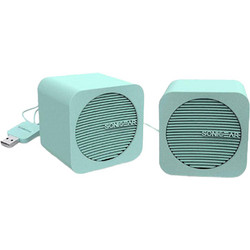 SonicGear Blue Cube Ηχεία Υπολογιστή 2.0 5W Mint