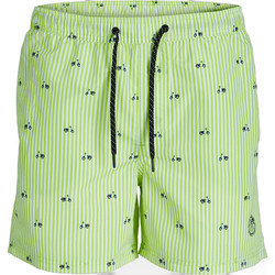 Jack & Jones Ανδρικό Μαγιό Σορτς με Σχέδια Lime 12227350