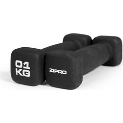 Zipro 10947181 Σετ Βαράκια Τετράγωνα Neoprene 2x1kg