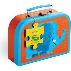Παιδικό Puzzle Crocodile Creek Τα πρώτα Μου Ζώα Της Ζούγκλας 6 + 9 + 12 Κομμάτια