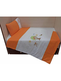 Beboulino Treehouse Σετ Κούνιας White/Orange 4τμχ