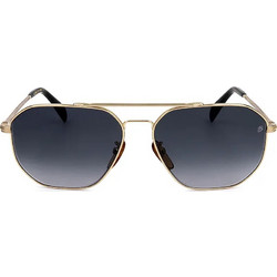 David Beckham DB1041/S Gold Ανδρικά Γυαλιά Ηλίου Πολυγωνικά Μεταλλικά Χρυσά με Μαύρο Polarized Φακό