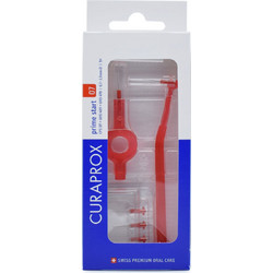 Curaprox CPS 07 Prime Start Σετ Μεσοδόντια Βουρτσάκια Κόκκινα 5τμχ