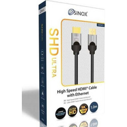Sinox SHD Ultra Καλώδιο HDMI 2.1 HDMI Male to HDMI Male 3m Black