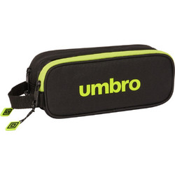 Safta Umbro Lima Κασετίνα με 2 Θήκες Μαύρη 812437513