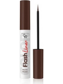 Golden Rose Flash Liner 108 Mocha Brown Colored Πινέλο Eyeliner