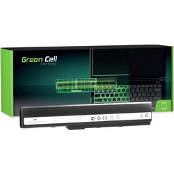 Green Cell Συμβατή Μπαταρία Laptop για Asus K52/K52J/K52F/K52JC/K52JR/K52N/X52/X52J/A52/A52F 4400mAh