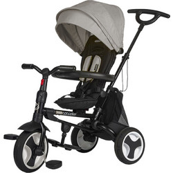 Smart Baby Τρίκυκλο Ποδήλατο Αναδιπλούμενο με Σκίαστρο & Χειρολαβή για 12+ Μηνών Greystone