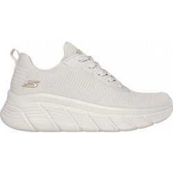 Skechers Engineered Knit Fashion Γυναικεία Sneakers Εκρού 117385-OFWT