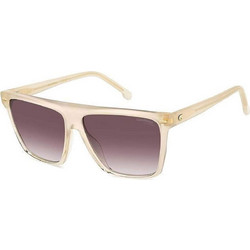 Carrera CA3027S SZJ3X Ανδρικά Γυαλιά Ηλίου Τετράγωνα Κοκάλινα Λευκά με Καφέ Polarized Φακό