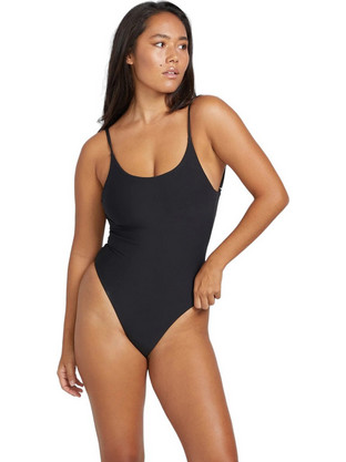 Volcom Simply Seamless Ολόσωμο Μαγιό Μαύρο O3012400-BLK