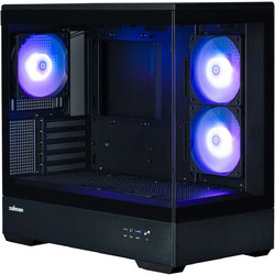 Zalman P30 Black Gaming Mini Tower Κουτί Υπολογιστή με Πλαϊνό Παράθυρο