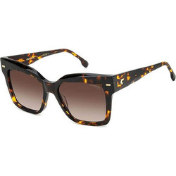 Carrera CA3037S 086HA Γυναικεία Γυαλιά Ηλίου Πεταλούδα Κοκάλινα Ταρταρούγα με Καφέ Degradee Φακό
