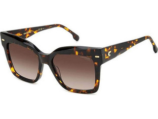 Carrera CA3037S 086HA Γυναικεία Γυαλιά Ηλίου Πεταλούδα Κοκάλινα Ταρταρούγα με Καφέ Degradee Φακό