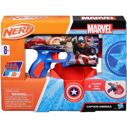 Hasbro Nerf Ink Marvel Captain America Εκτοξευτής για 8+ Ετών