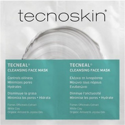 Tecnoskin Myolift Cleansing Mask Κρεμώδης Μάσκα Προσώπου για Ενυδάτωση με Άργιλο 2x6ml
