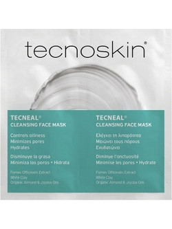 Tecnoskin Myolift Cleansing Mask Κρεμώδης Μάσκα Προσώπου για Ενυδάτωση με Άργιλο 2x6ml