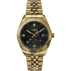 Timex Waterbury Γυναικείο Ρολόι με Χρυσό Μεταλλικό Μπρασελέ TW2W21700
