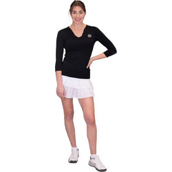 Bidi Badu Crew V-Neck Tennis Longsleeve Top Γυναικείο Αθλητικό T-Shirt Μαύρο W1330002-BK